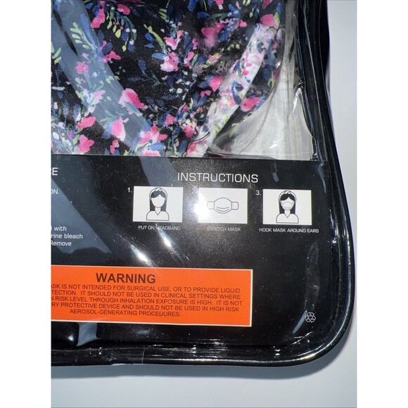 French Connection Reusable Washable Face Masks, Headband And 3 Scrunchies Set - Picture 13 of 13